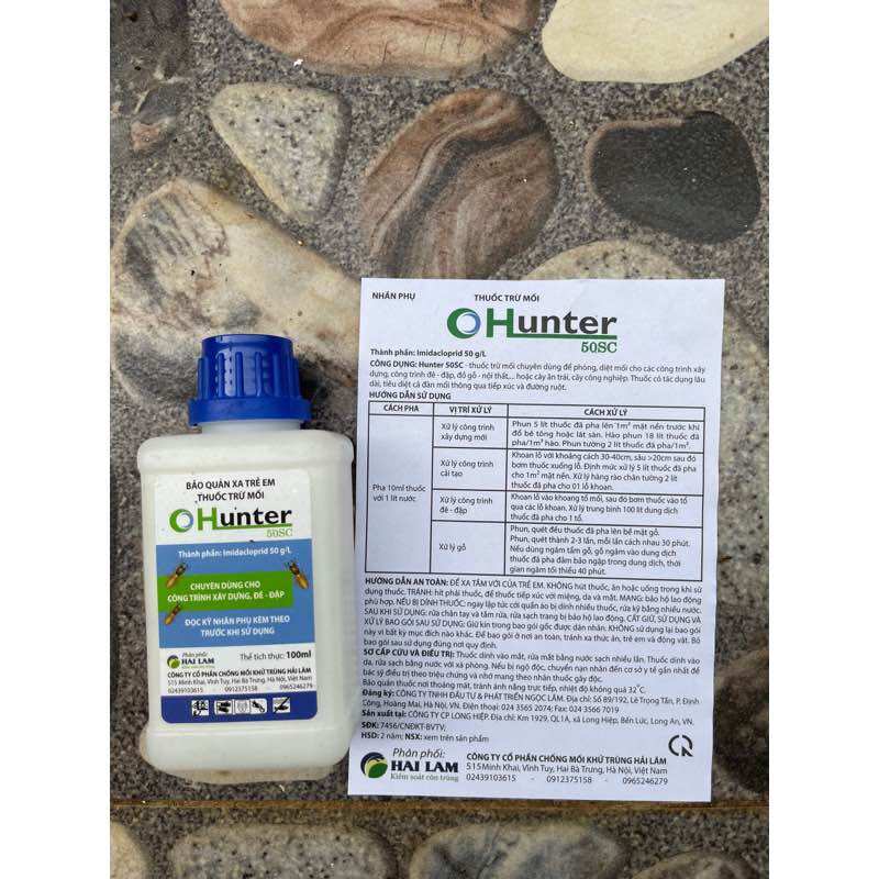 Thuốc trừ mối hunter 50sc 100ml