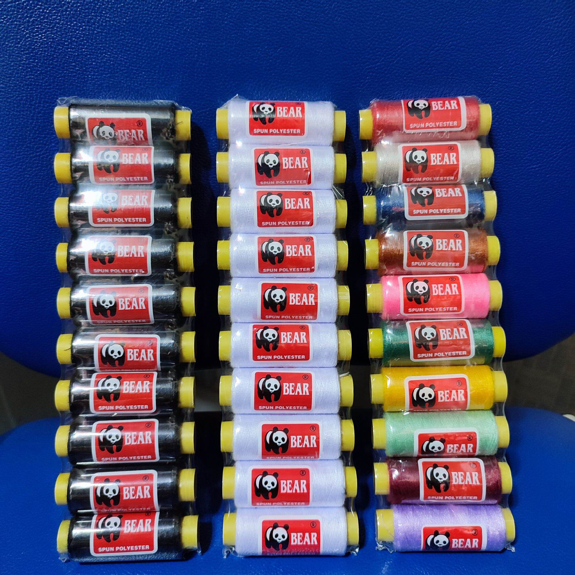 1 lốc chỉ cuộn đủ màu hoặc trắng ,đen.