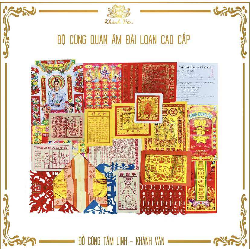 Giấy Cúng Quan Âm - Cúng Bà