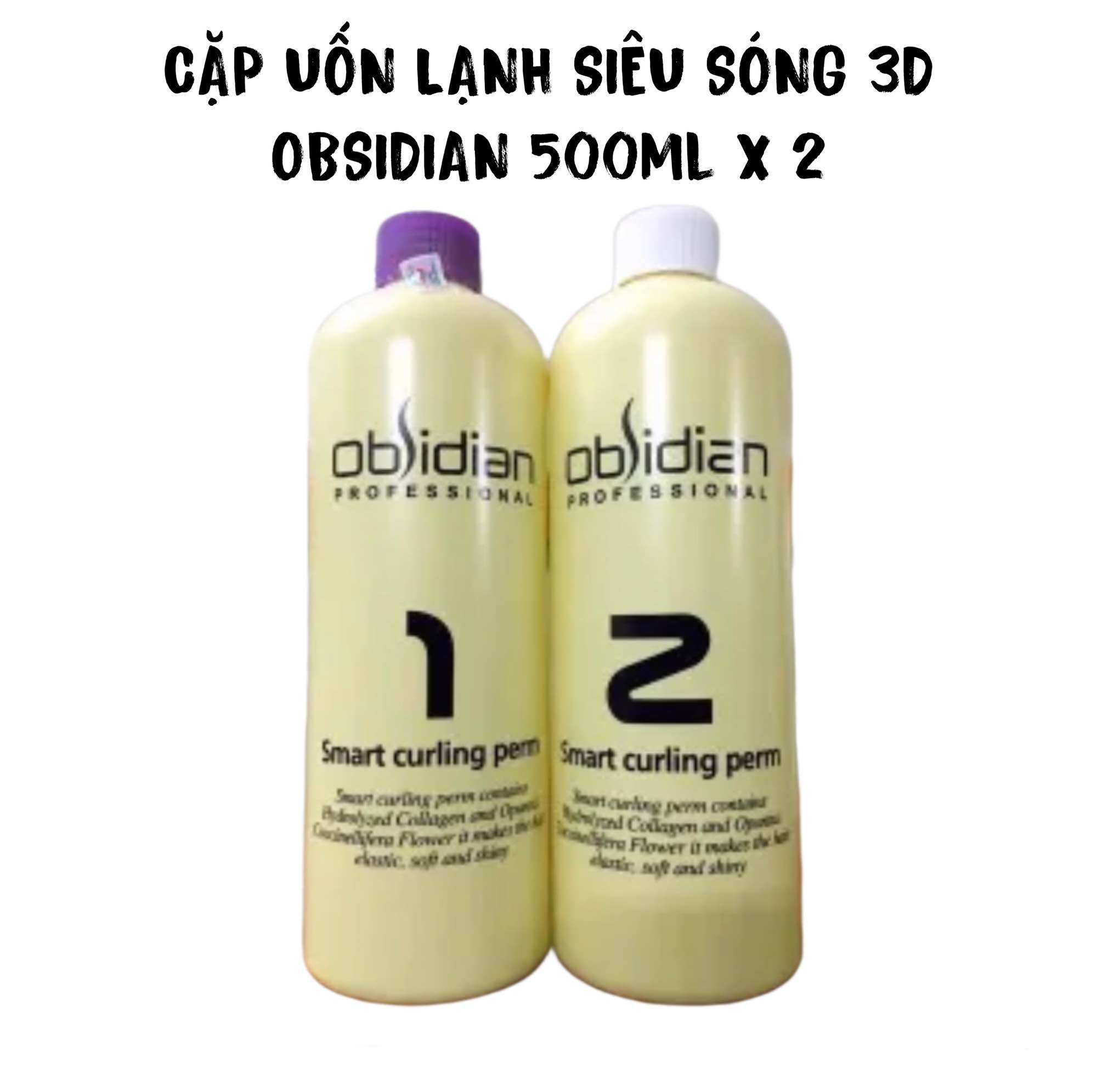 CẶP THUỐC UỐN NÓNG - LẠNH 3D OBSIDIAN  (SMART CURLING PERM)