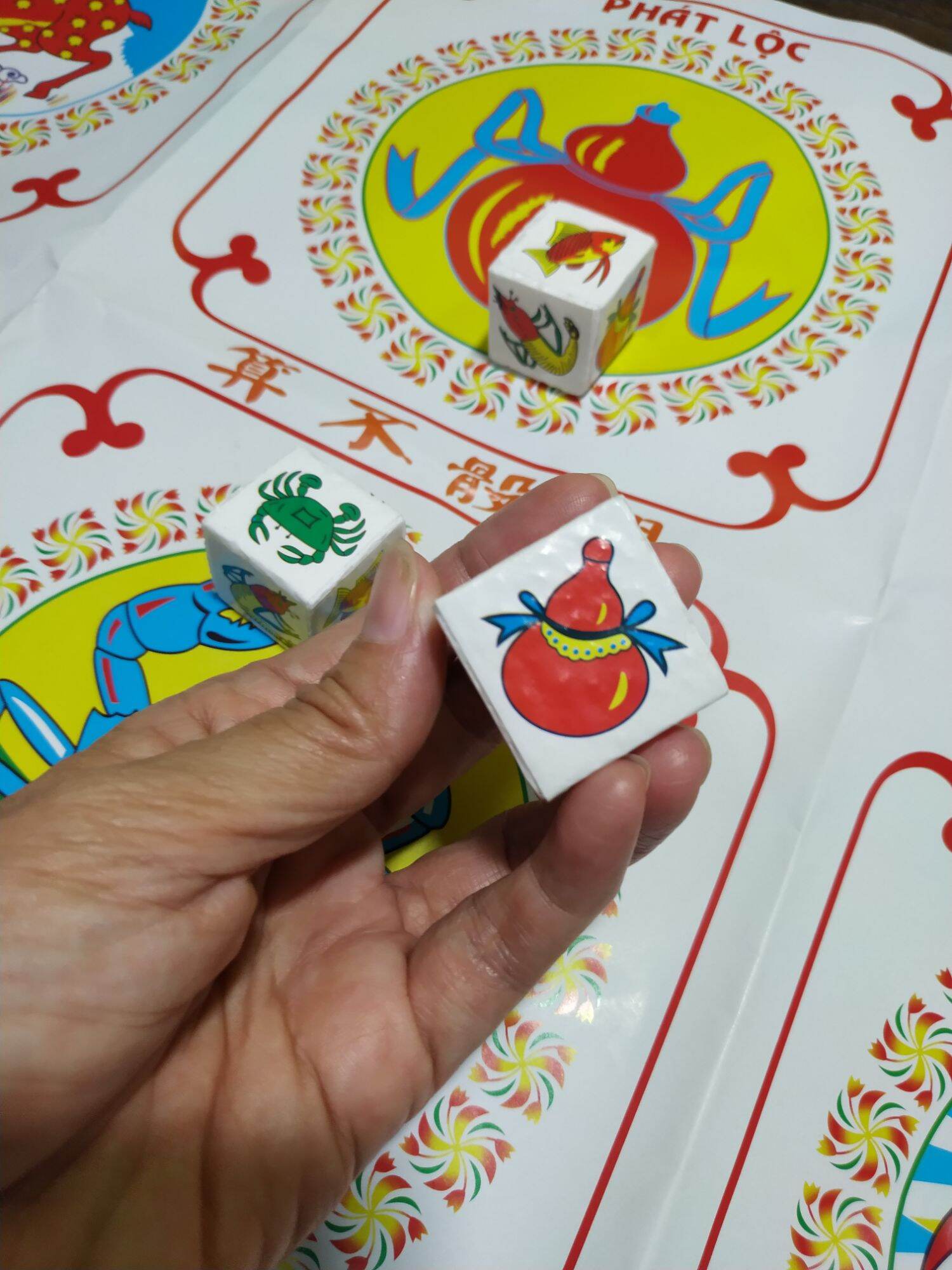 Bộ Bầu Cua Tôm Cá ( COMBO 2 BỘ )