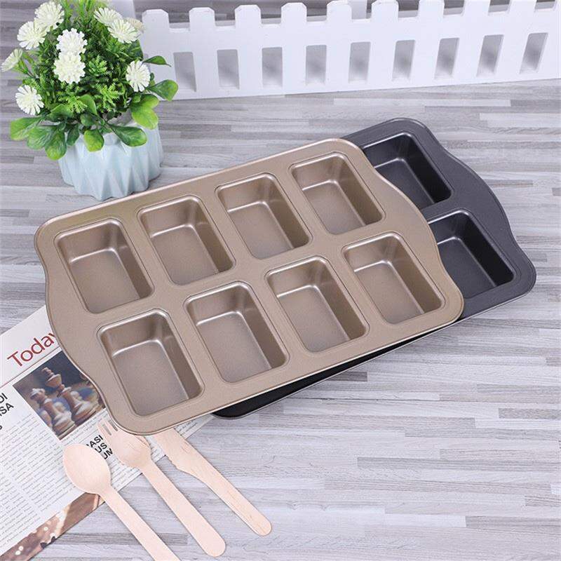Khuôn bánh gato 8 pound a23g khuôn bánh mỳ bánh mì nướng mini hình vuông dài khuôn mini 8 pound sâu hơn