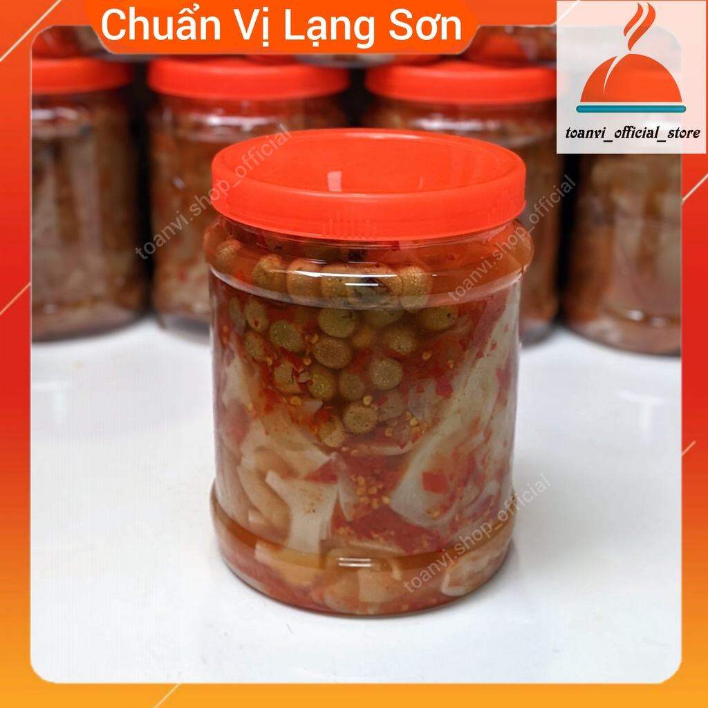 Măng Ớt Mác Mật Lạng Sơn (đặc sản) lọ 1,5kg ( Măng ngâm cay)