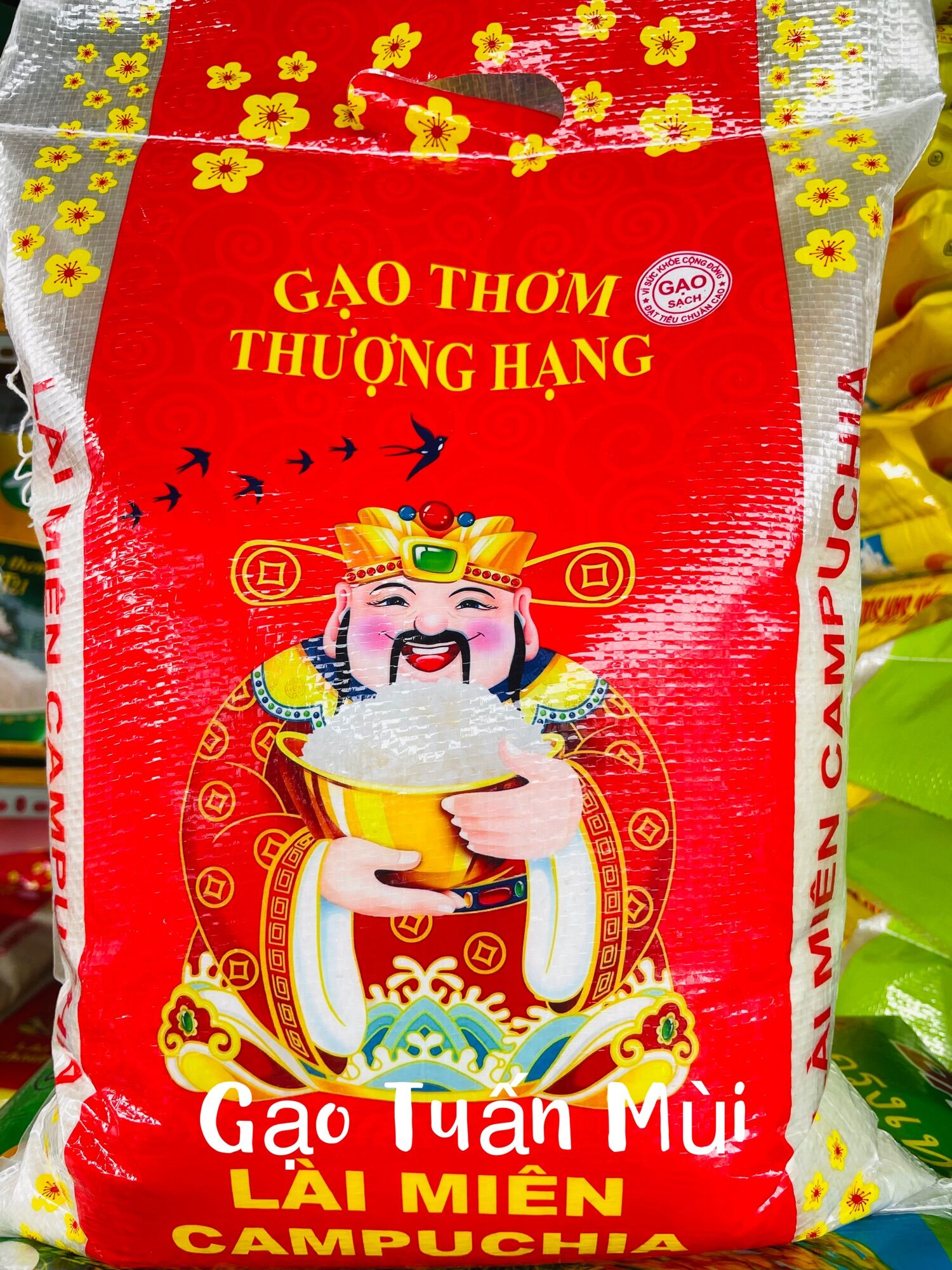 Gạo Lài  Dẻo Mền ,  Ngọt Cơm (Túi 5KÝ )