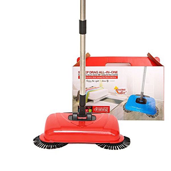 Chổi quét nhà lau bụi tự động thông minh 360 độ ( Chổi Đỏ )