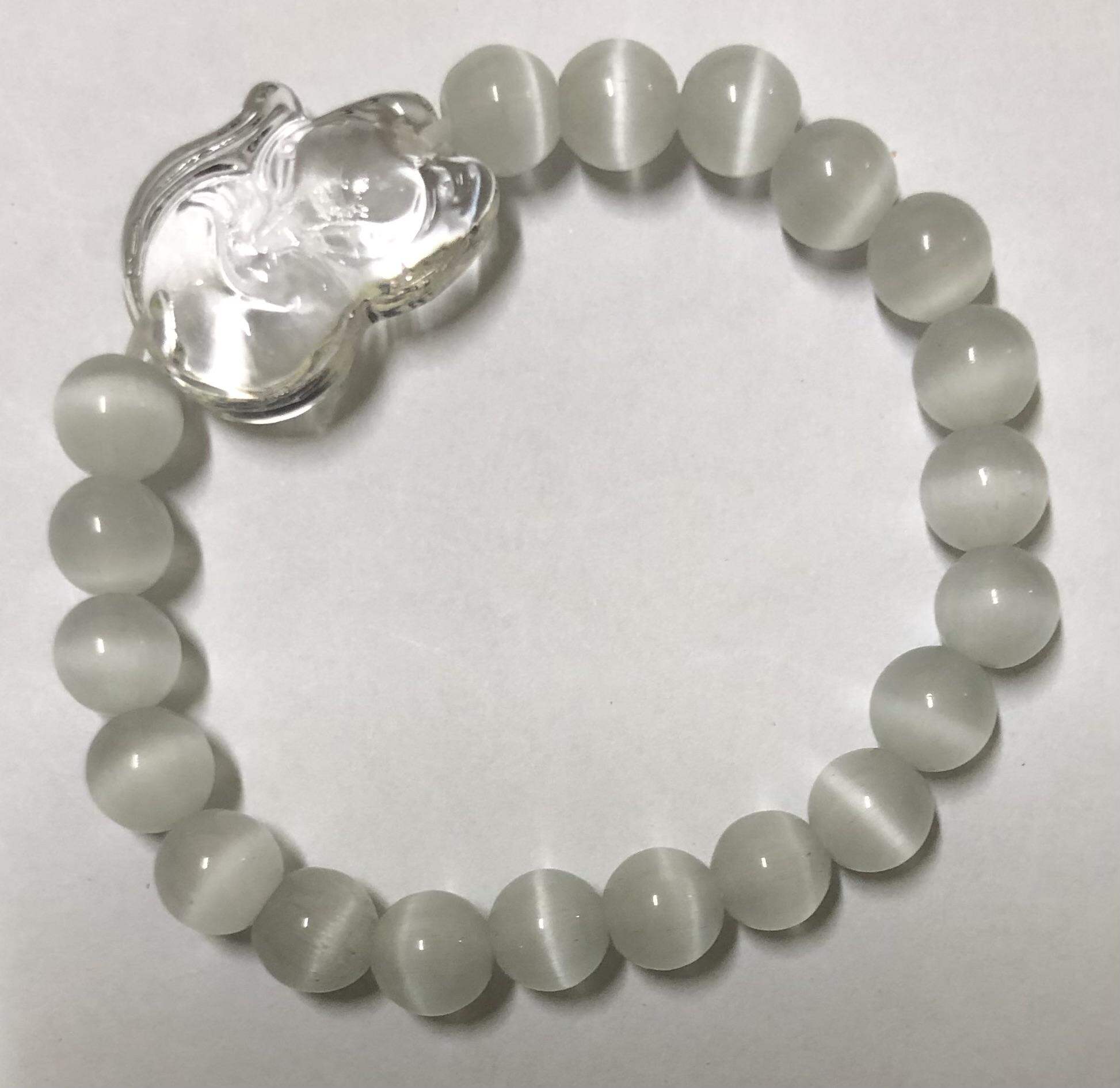 Vòng tay chuỗi hạt đá mix hồ ly như hình