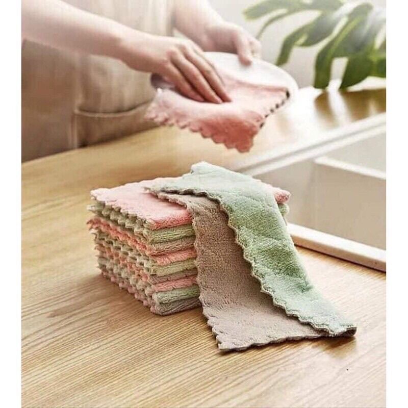 Khăn lau bếp đa năng set 10 cái