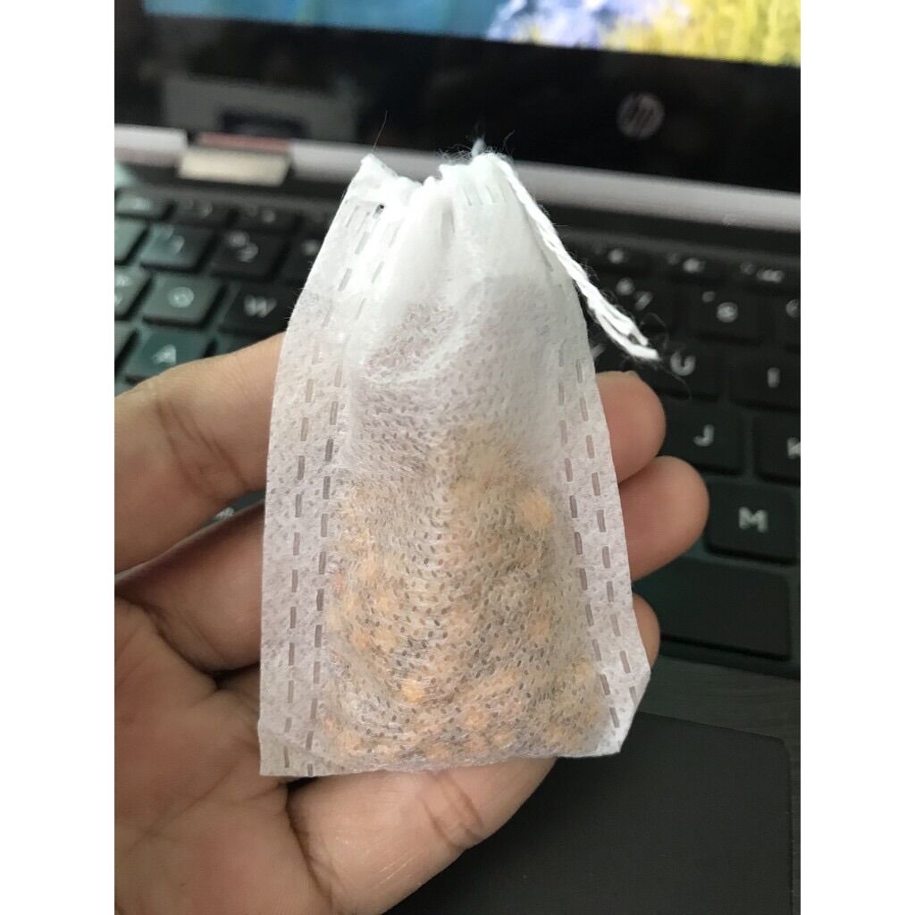 Set 100 túi lọc trà đựng phân tan chậm các loại, cỡ 5*7