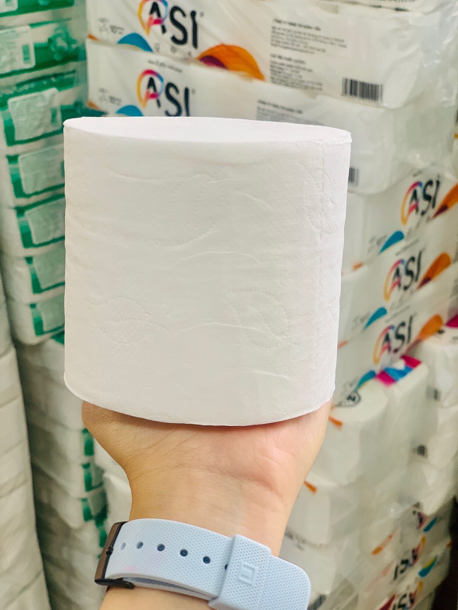 [GIAO NHANH] COMBO 3 bịch Giấy vệ sinh 6 cuộn Asi - HTpaper