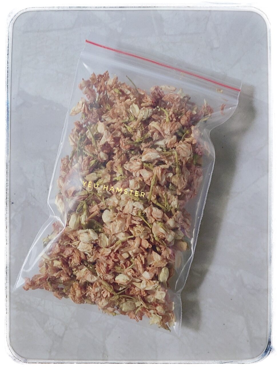 Hoa nhài sấy khô- Thức ăn giảm stress cho hamster, thú cưng...