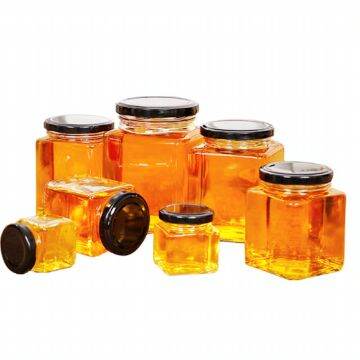 Bộ combo 07 hủ thủy tinh vuông đựng gia vị 50ml 100ml 200ml 300ml 380ml 500ml và 750ml