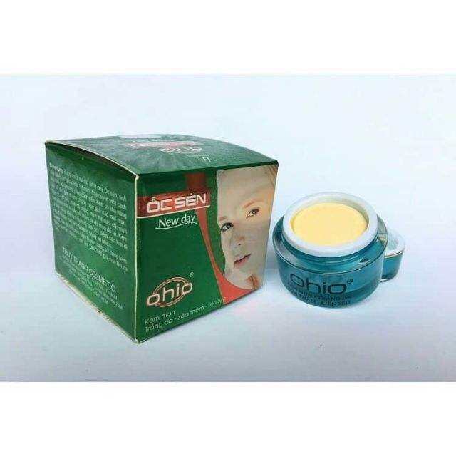 Kem mụn trắng da xóa thâm liền sẹo ohio ốc sên newday 18g