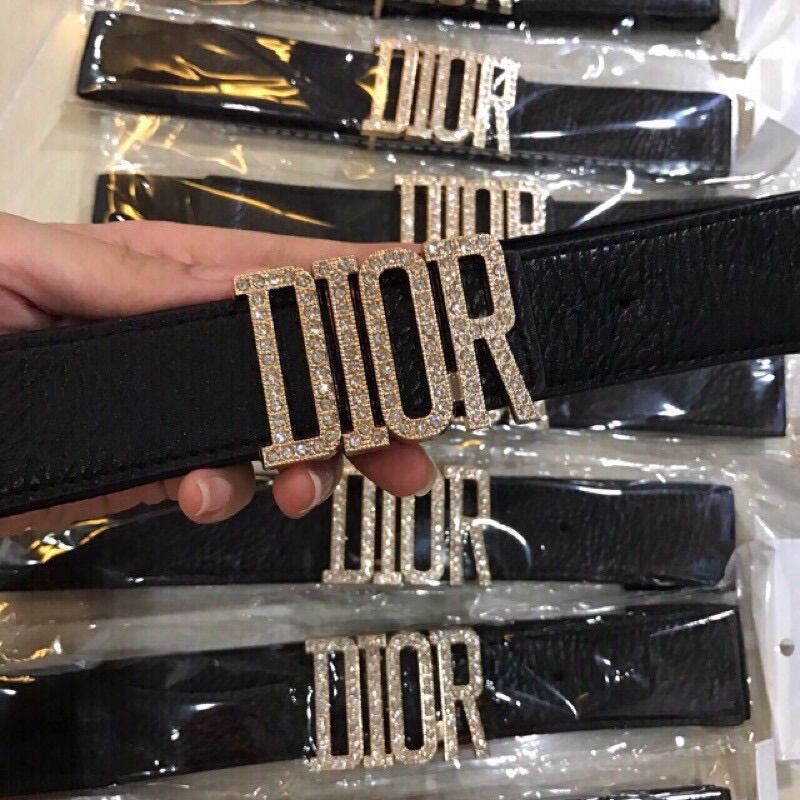 Dây lưng mặt chữ DIOR bản 4cm