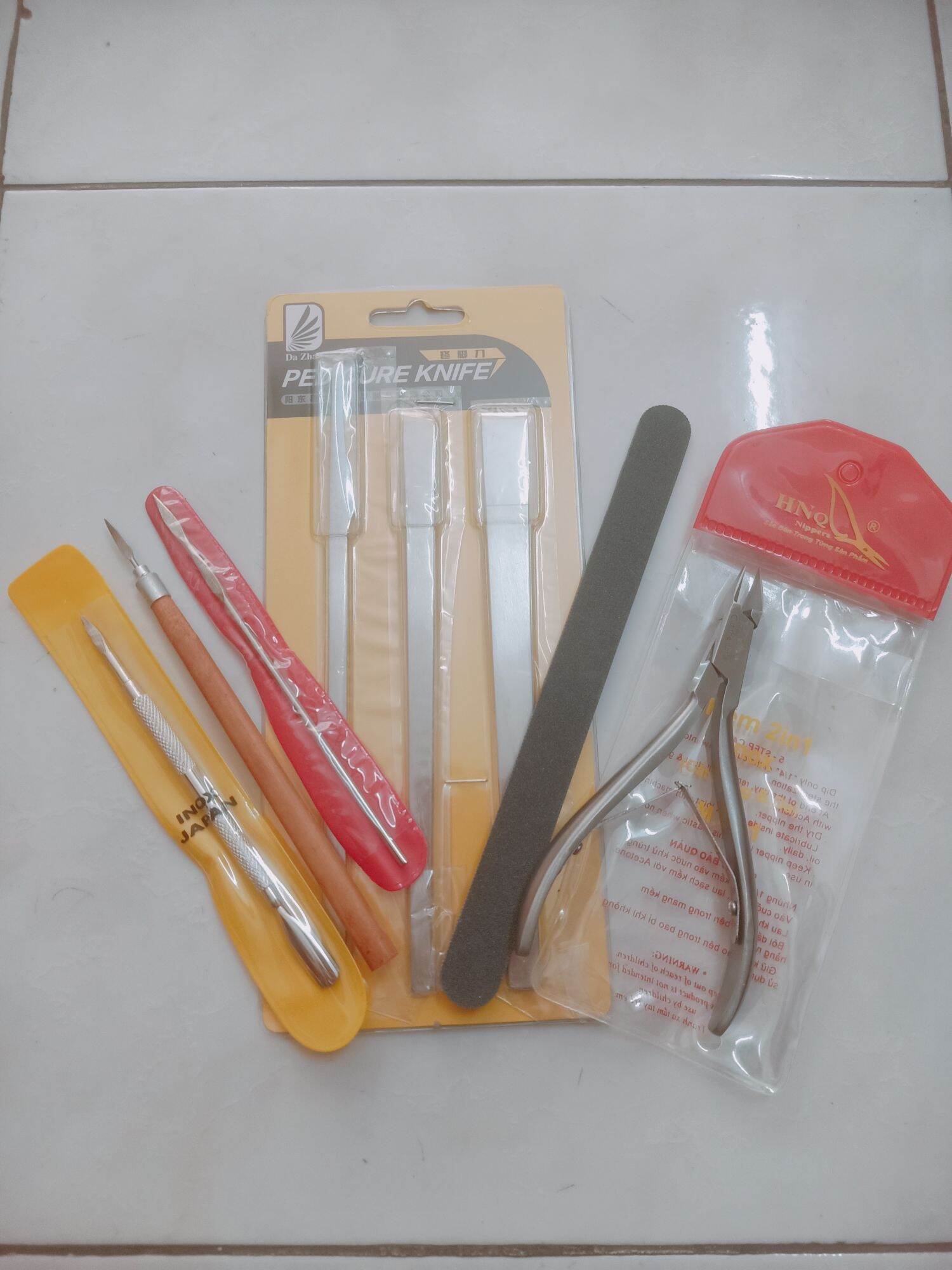 Bộ 6 món lấy khoé móng chân, tay chuyên dụng( hàng y hình)