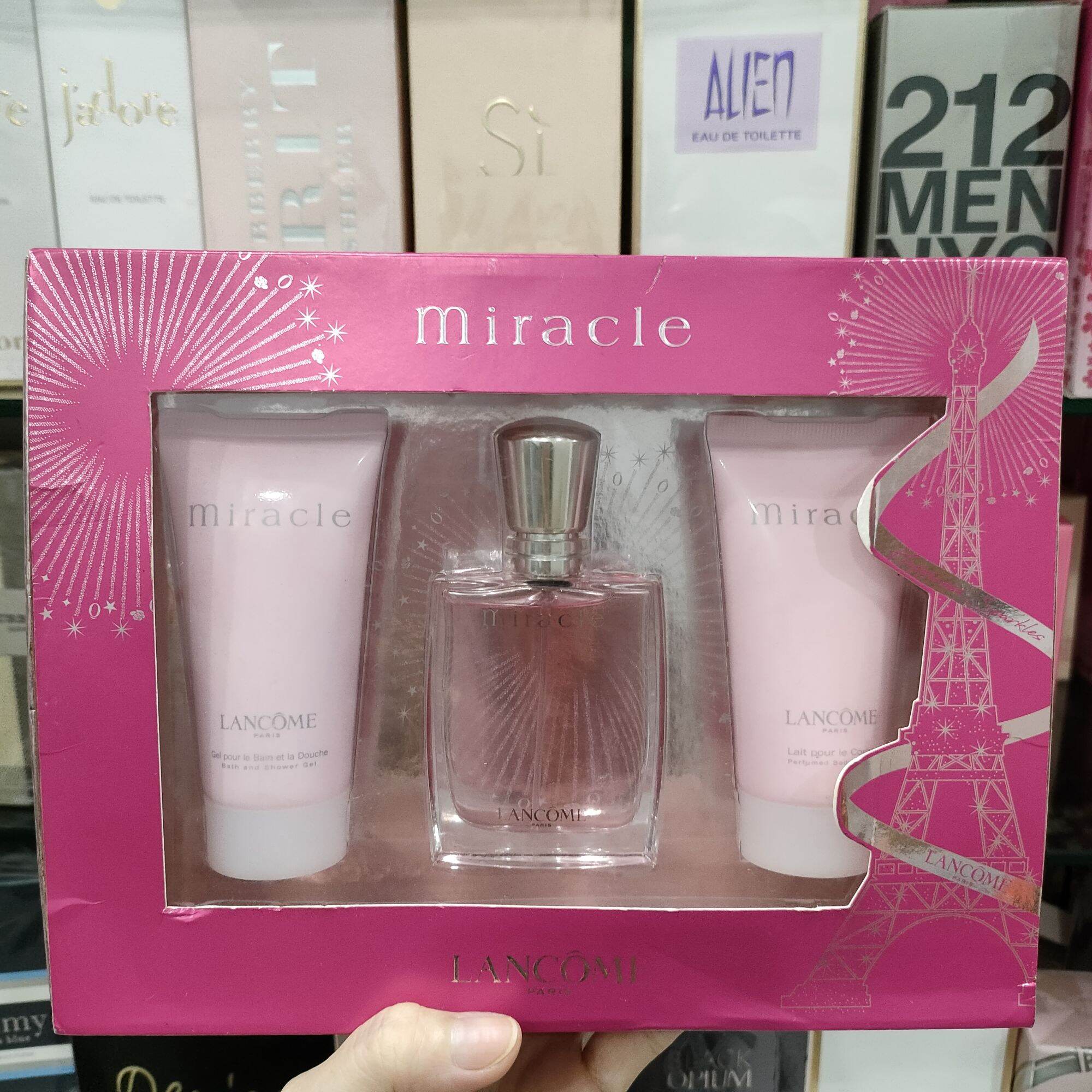 Gift set nước hoa nữ Lancôme Miracle Edp - Pháp