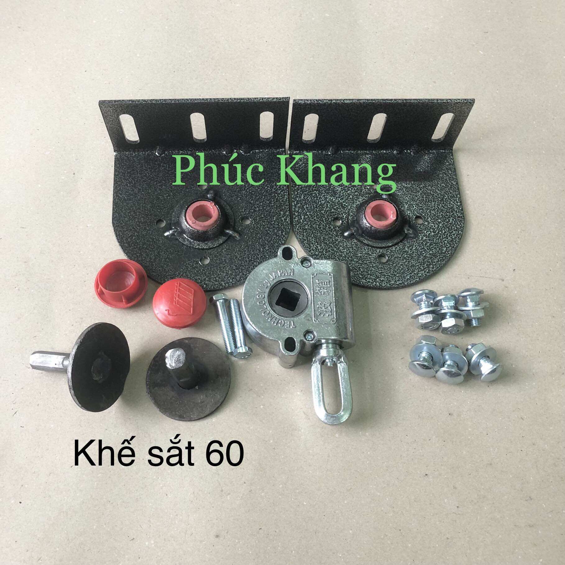 [HCM]Bộ phụ kiện bạt thả, Bạt cuốn - Bát sơn tĩnh điện dày 4li ( khế sắt 60 ) - Phụ kiện mái hiên di động