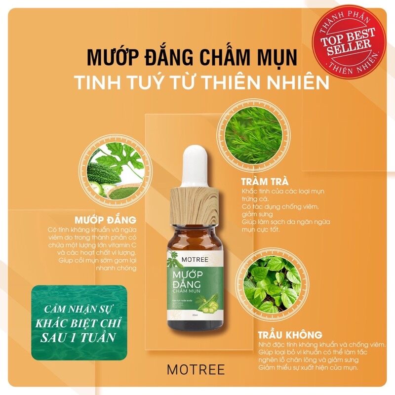 Serum chấm mụn mướp đắng Motree