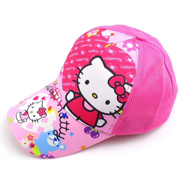 Mũ Nón kết lưỡi trai bé gái hình mèo Kitty nón Kitty cho trẻ em nón bé gái
