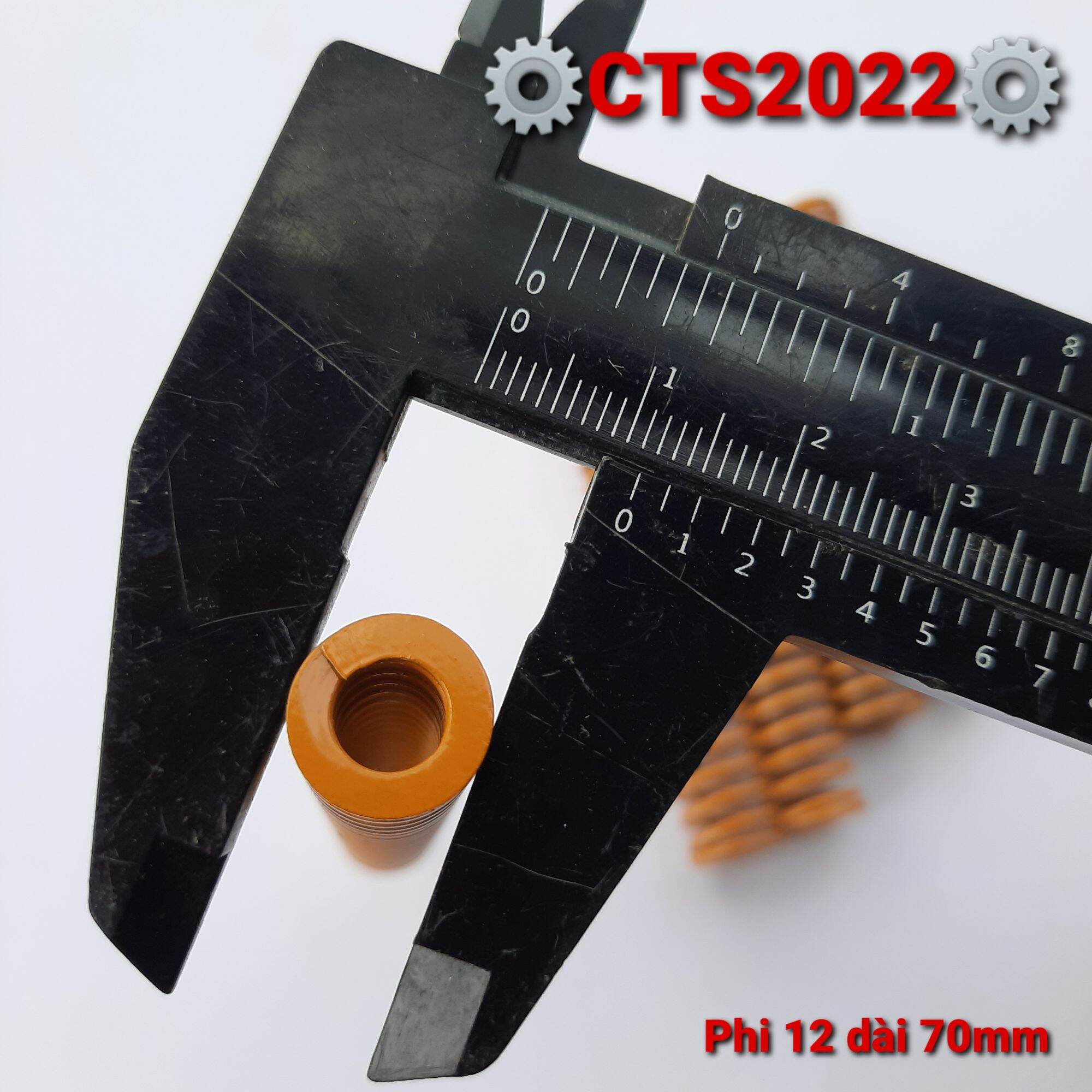 Lò xo nén chuyên dụng phi 12 dài 70mm