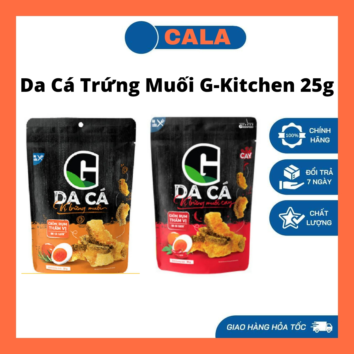 Da Cá Trứng Muối G Kitchen 25g