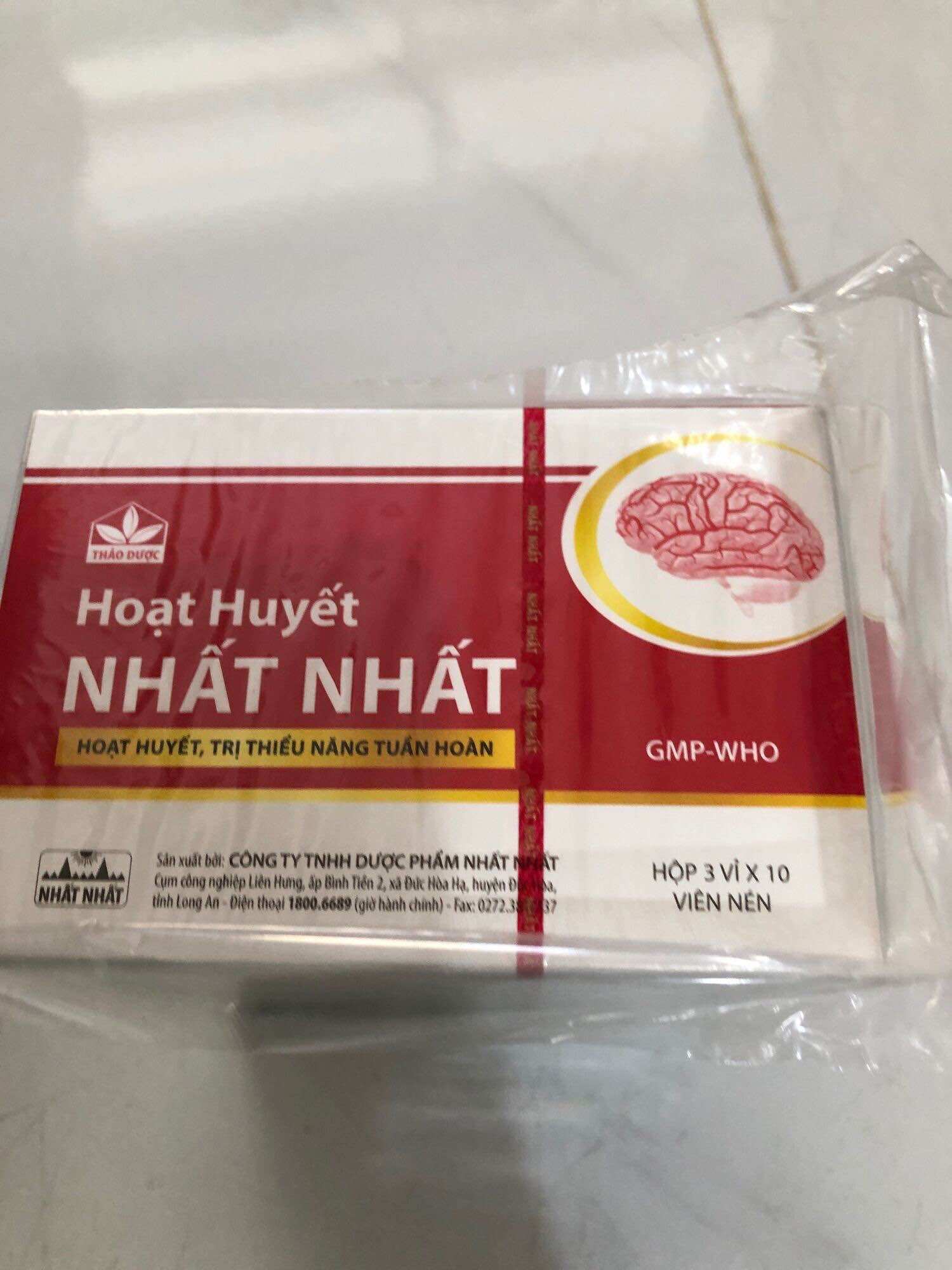 Hoạt huyết dưỡng não nhất nhất