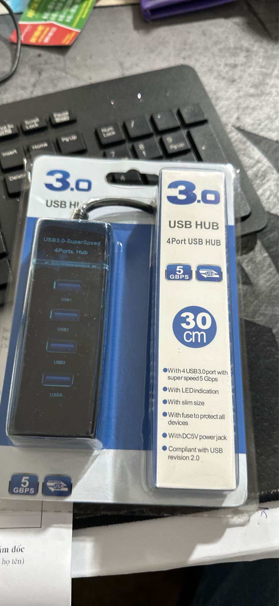 Bộ chia USB ra 4 cổng,Hup 3.0 4 cổng. Truyền dữ liệu tốc độ cao