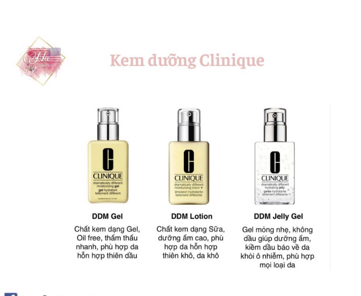 Kem dưỡng ẩm clinique 125ml