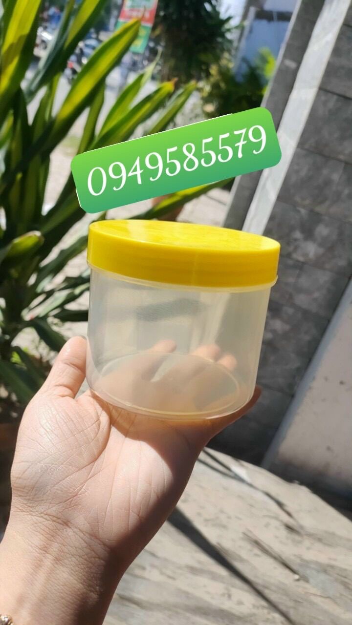 Hủ 500g nắp vàng