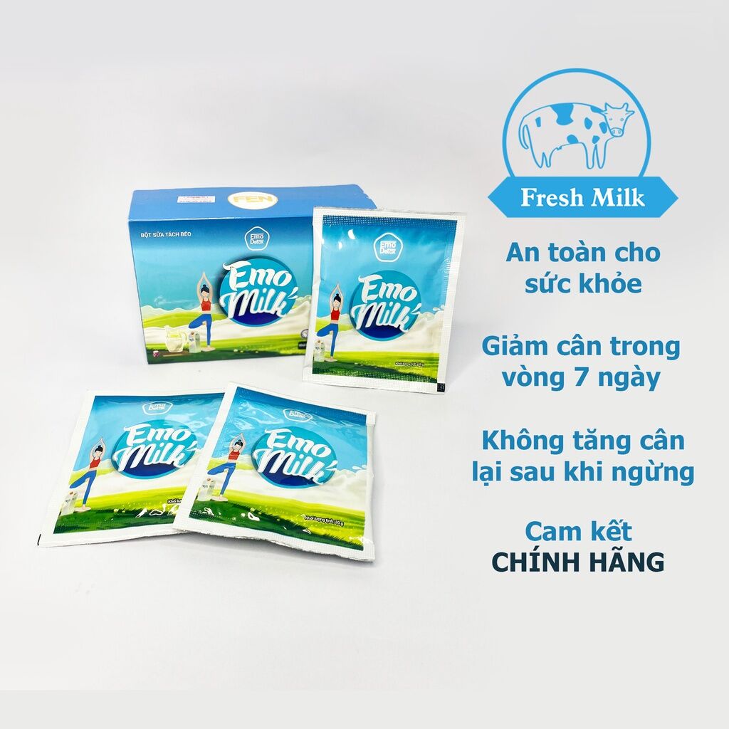 [Giá Sỉ] SỮA BÒ TÁCH BÉO GIẢM CÂN EMOSLIM giảm từ 2-5kg/7Days