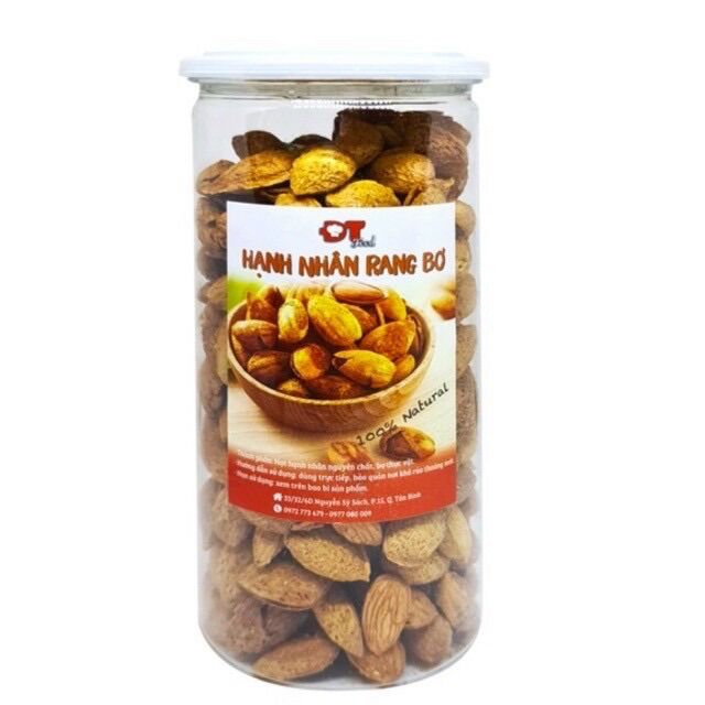 Hạnh nhân Rang Bơ Mỹ 450g