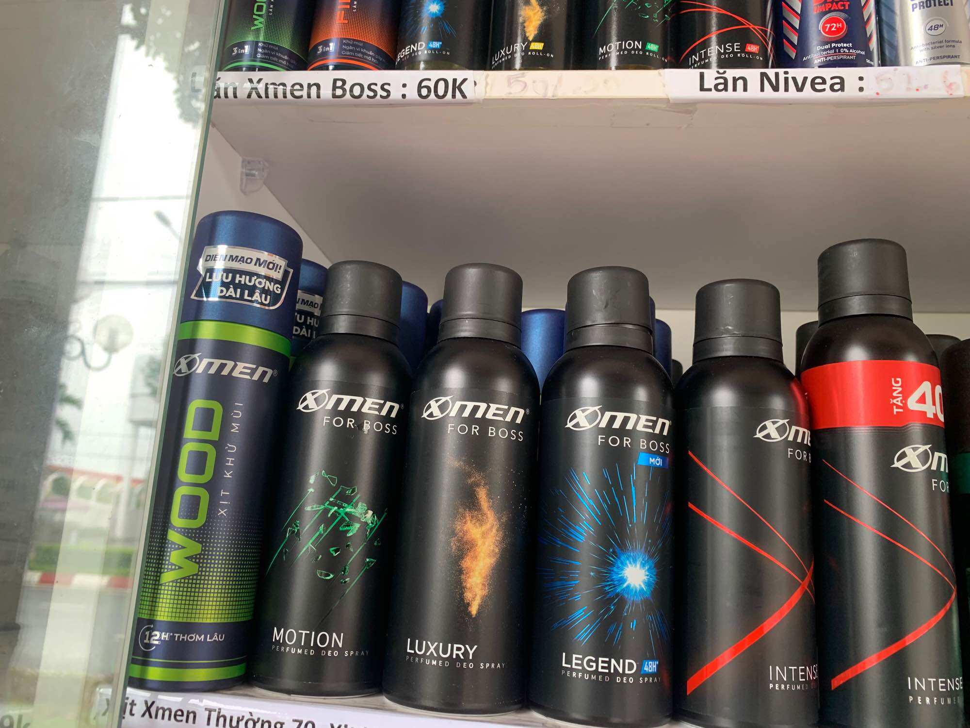 Xịt khử mùi XMEN For BOSS INTENSE 220ml -150ml