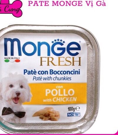 PATE Ý CHO CHÓ MONGE 100G