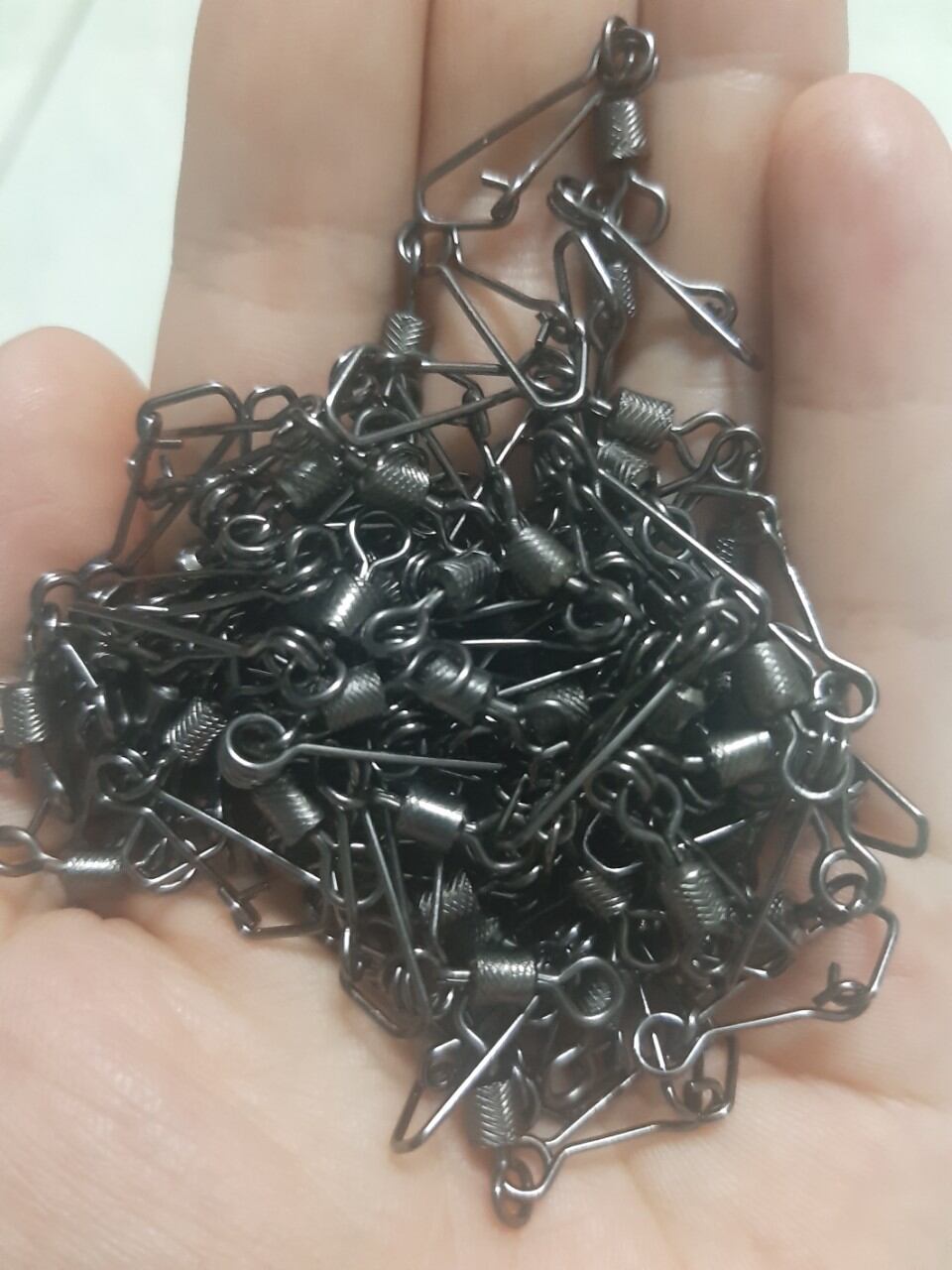 Bịch 100 cái khóa link câu cá 2 vòng loại tốt-- khóa link nhật chống xoắn