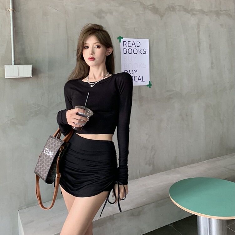 CHÂN VÁY ÔM XINH RÚT DÂY BODY R2