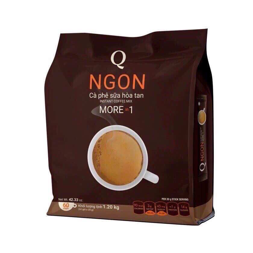Cà Phê Hòa Tan NGON Bịch 60 gói