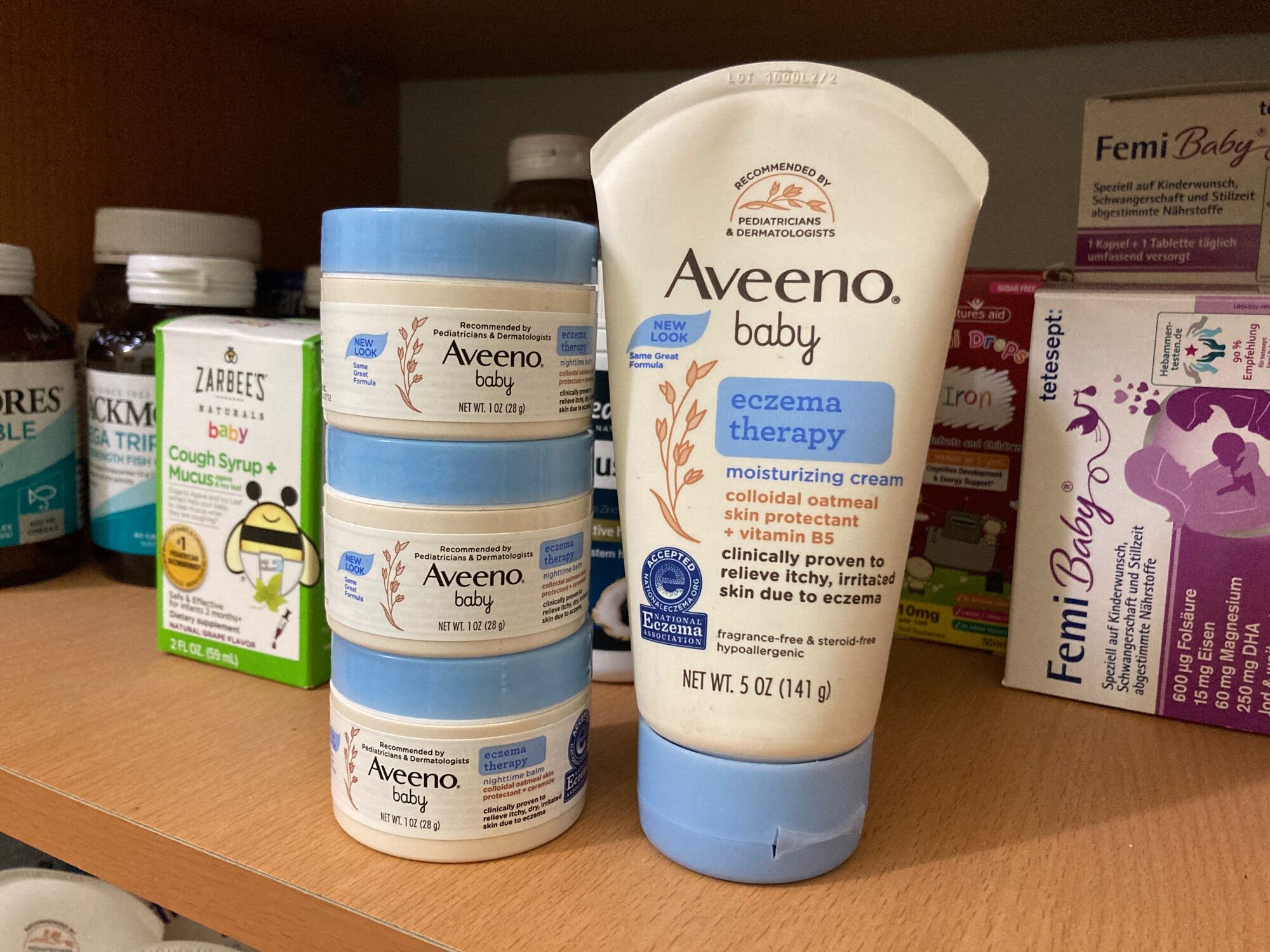 Kem Aveeno Eczema Chàm Nẻ 28G 141G 206G