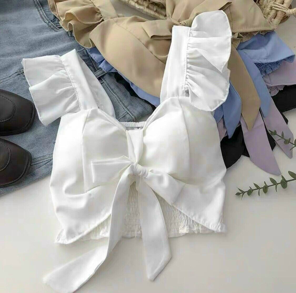 áo kiểu có mút tay cánh tiên form 47kg(c)
