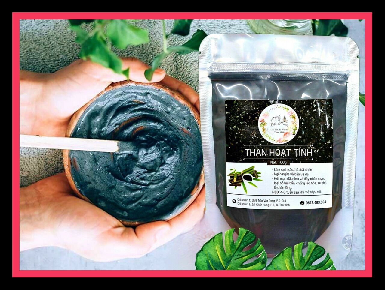 Mask bột than hoạt tính hút mụn ẩn dưới da 🤓
