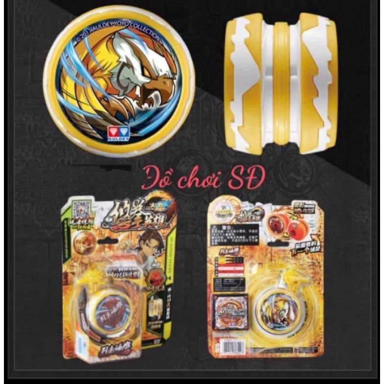 Yoyo kwon Do 677115 màu vàng - yoyo tự thu dây - Đồ chơi yoyo chính hảng auldey LINH THÚ QUYẾT ĐẤU