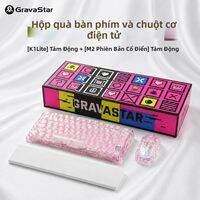 Gravastar | Bộ Bàn Phím và Chuột Dành Riêng cho Nữ Màu Hồng Trong Suốt