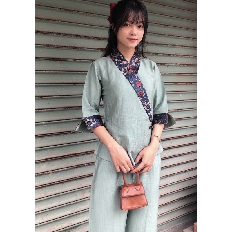 Đồ Lam Đi Chùa 🌸 Bài Lai Phối Sô Le