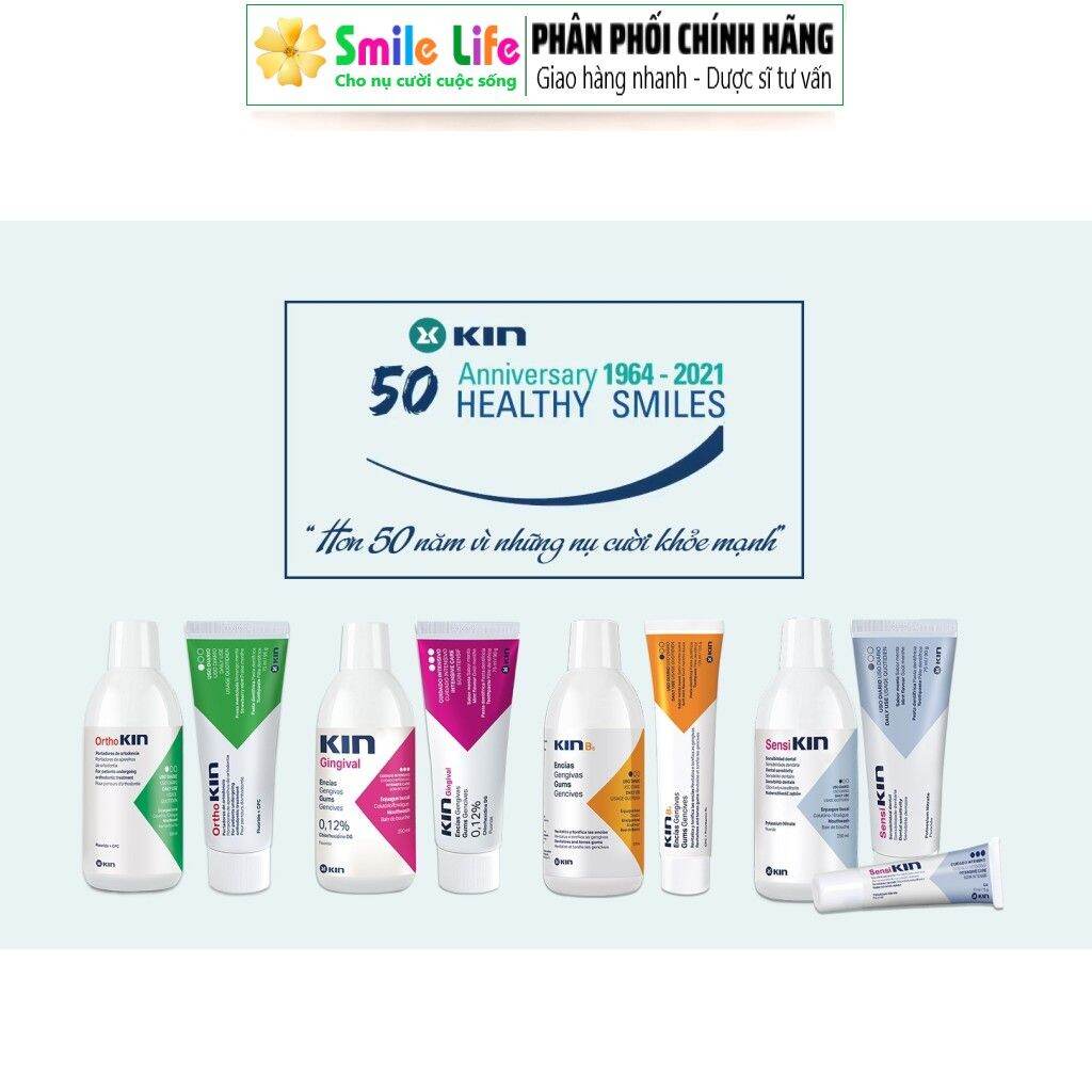 COMBO Phục Hồi: Súc Miệng & Đánh Răng KinB5 ® - DÙNG HẰNG NGÀY