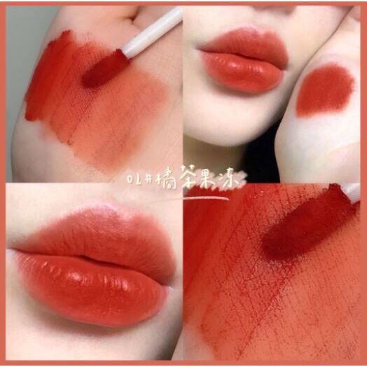 Set 5 Son Kem Vongee Vỏ Tím Mịn mượt siêu xinh