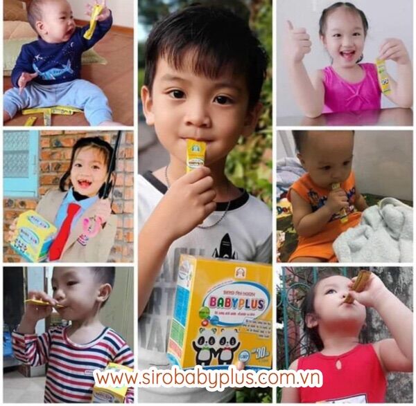 Siro baby plus ăn ngon tăng đề kháng cho bé