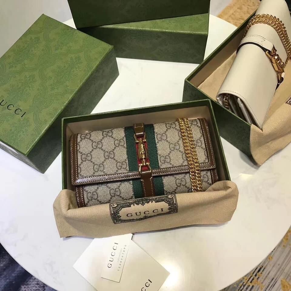 Gucci jackie chain wallet spsl fullbox