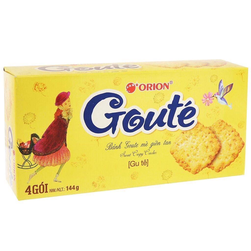 Combo 4 gói bánh goute mè giòn tan