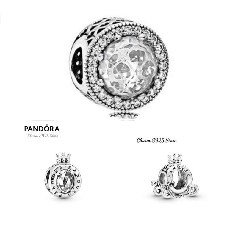COMBO BỘ 3 HẠT CHARM VƯƠNG MIỆN TRẮNG BẠC S925