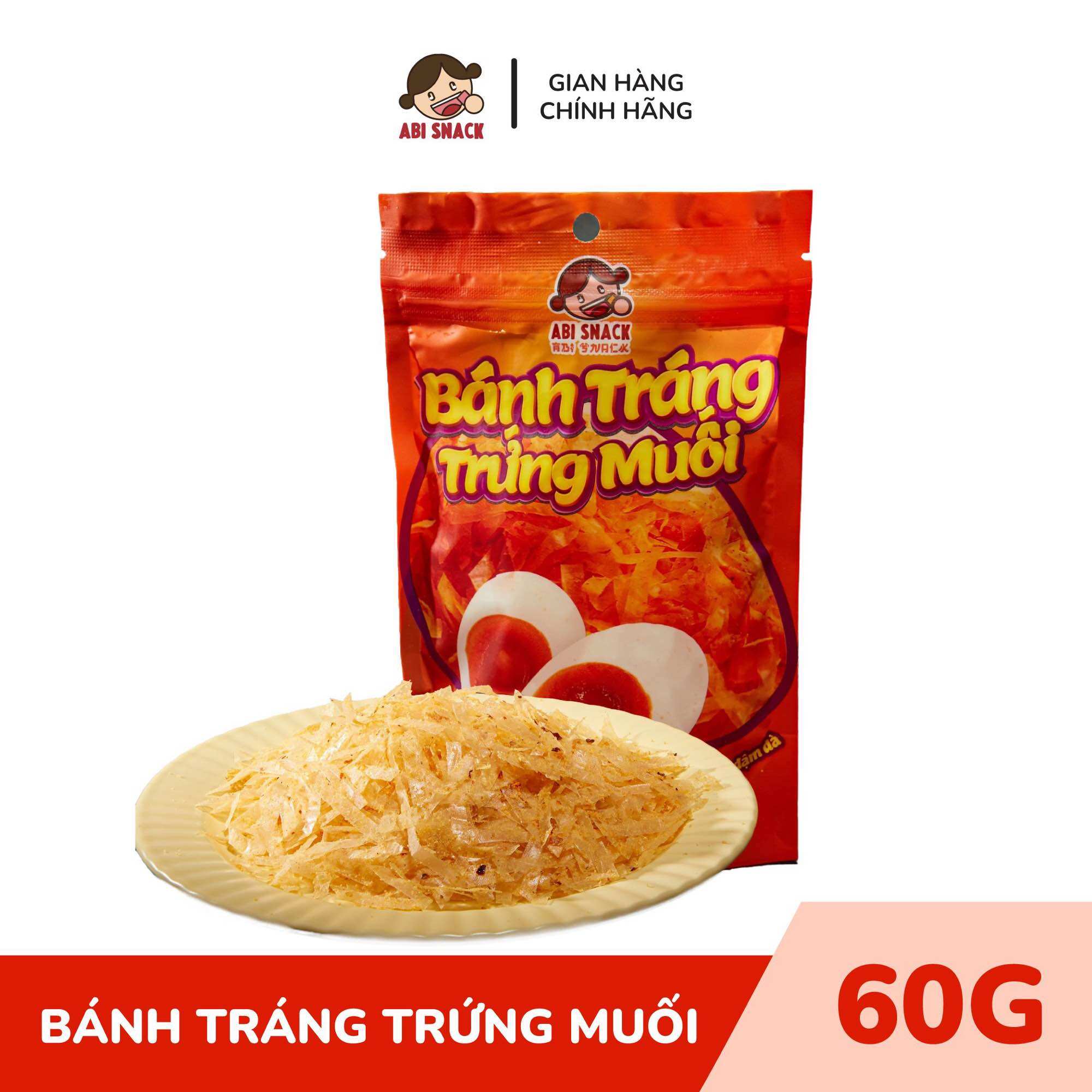 Bánh Tráng Abi Vị Trứng Muối ABI SNACK