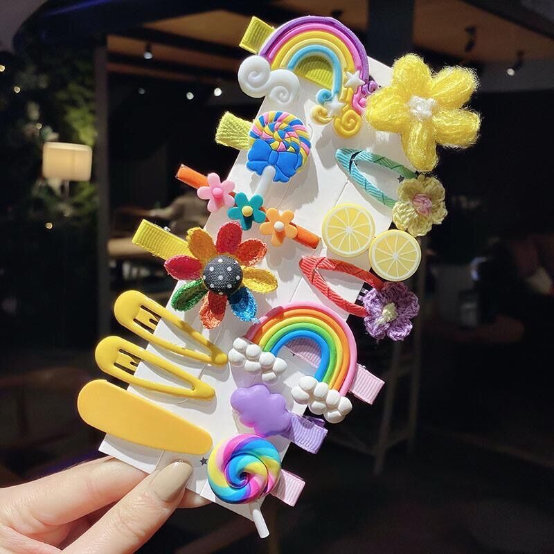 Set 6 kẹp tóc đáng yêu cho bé gái