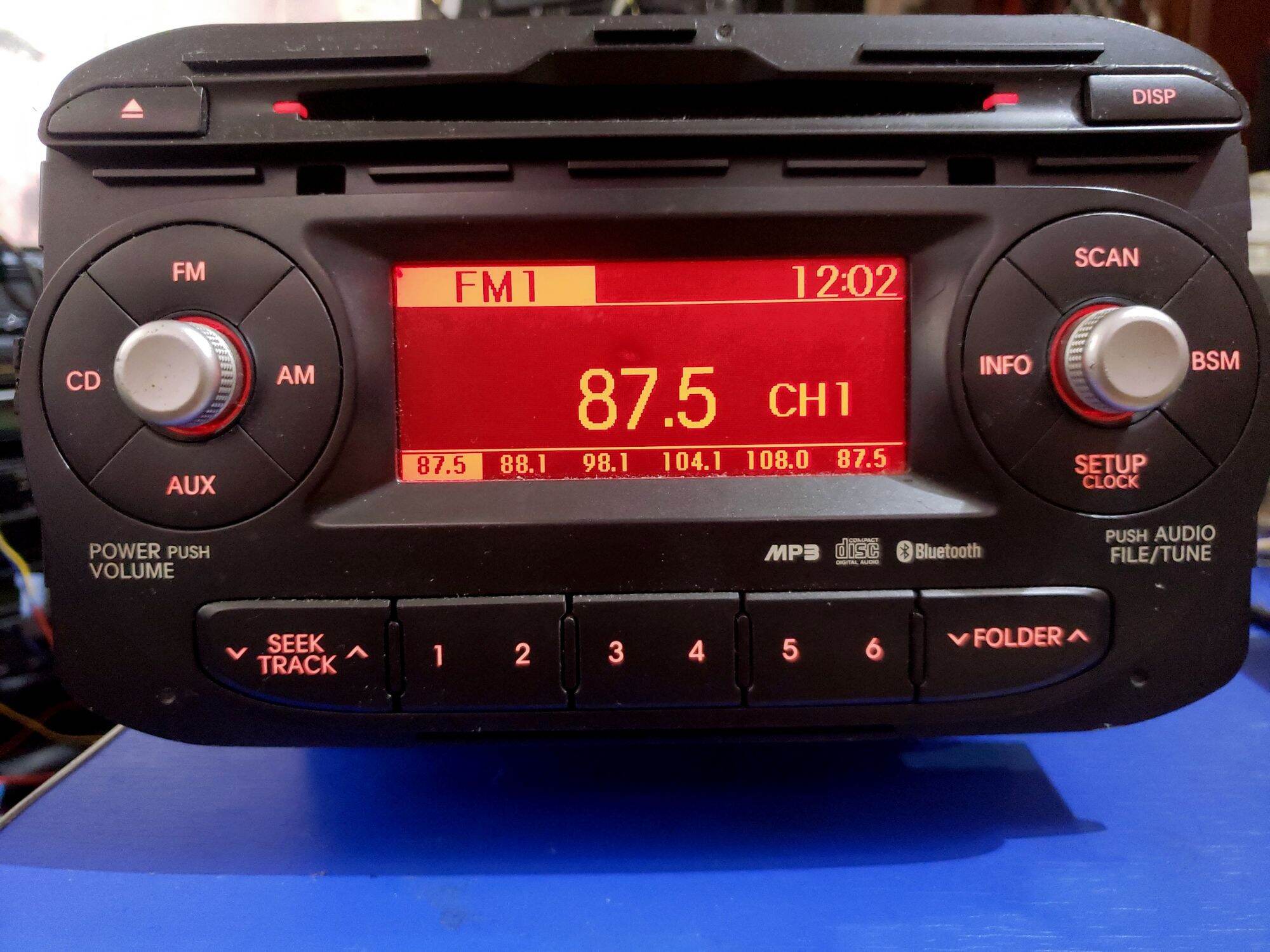 Đầu Bluetooth CD aux Ô tô KIA MORNING 2018